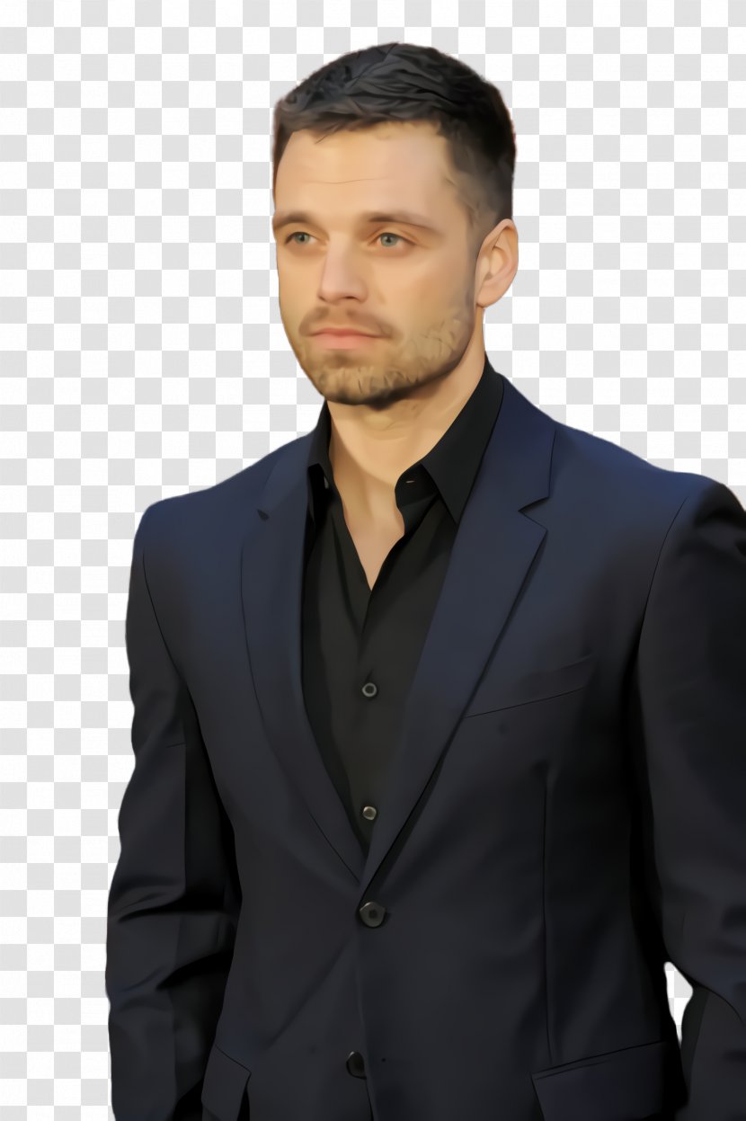 Sebastian Stan - Neck - Sleeve Top Transparent PNG