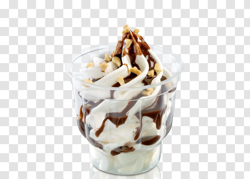 Sundae Gelato Chocolate Ice Cream Frozen Yogurt - Parfait Transparent PNG