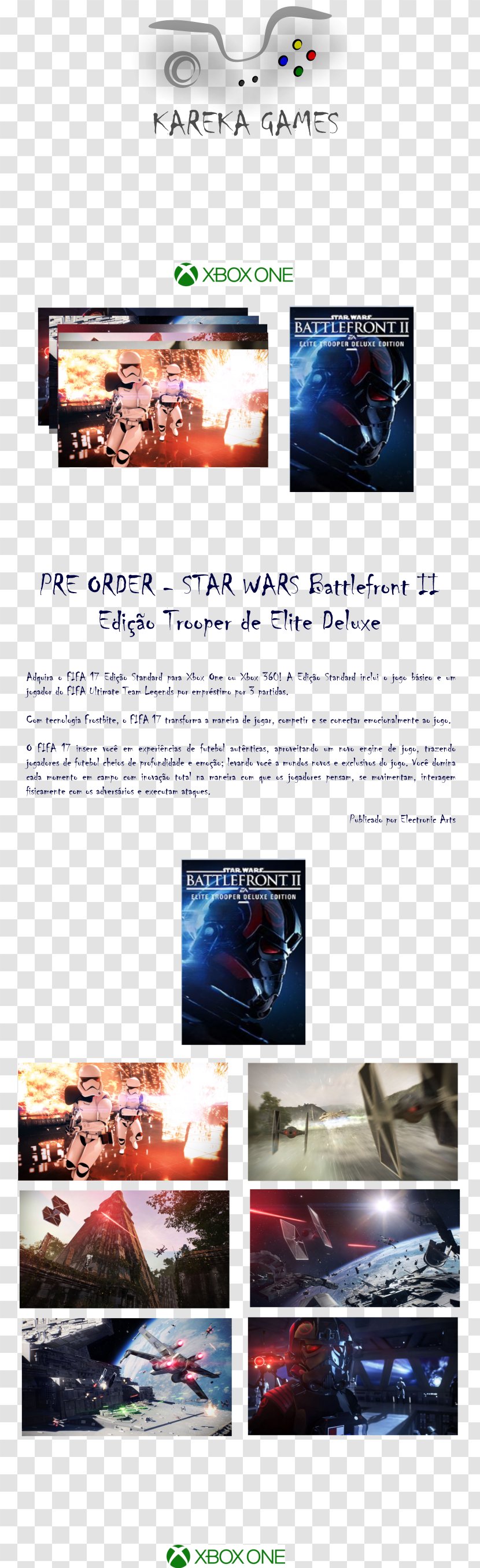 Star Wars Battlefront II PlayStation 4 Advertising - Design Transparent PNG