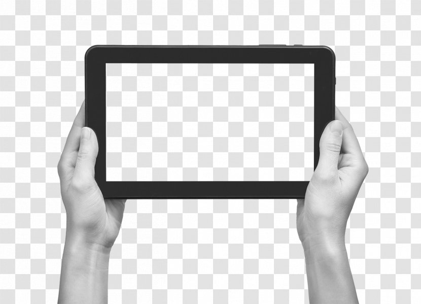 Tablet Computers Computer Data Storage Touchscreen Android - Technology - Hand Holding Ipad Transparent PNG