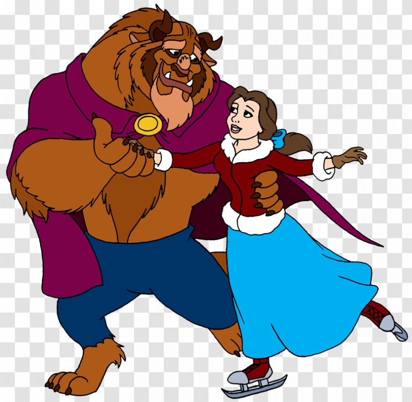 Belle Beauty And The Beast Christmas Day Enchanted - Art Transparent PNG