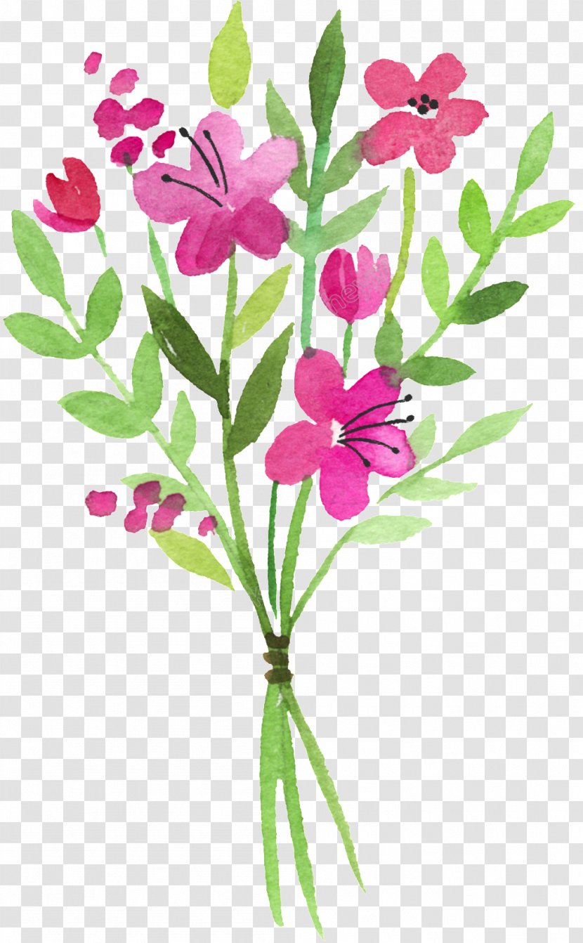 Clip Art Flower Watercolor Painting Transparent PNG