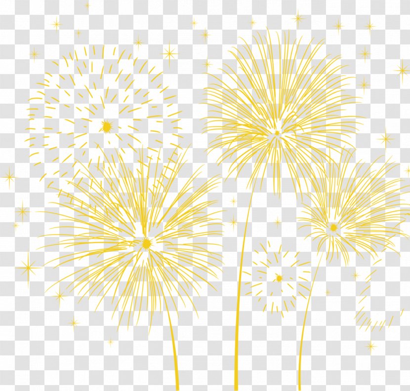 Adobe Fireworks Poster - Yellow - Lines Transparent PNG