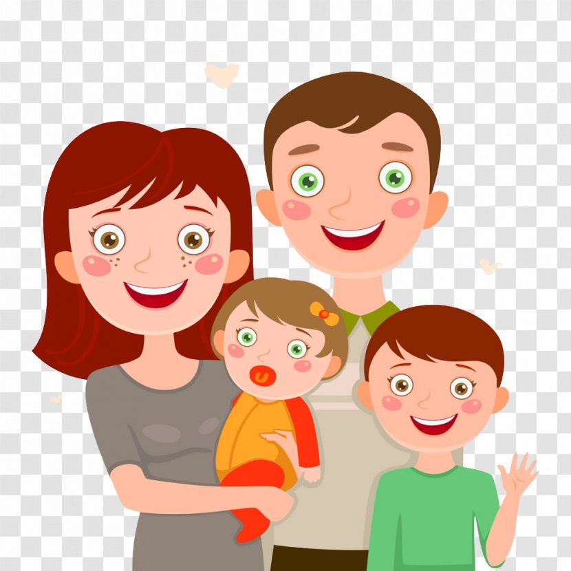 Child Parent - Tree - Hand-painted Family Transparent PNG
