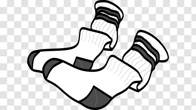 Sock Slipper Clip Art - Cliparts Socks Transparent PNG