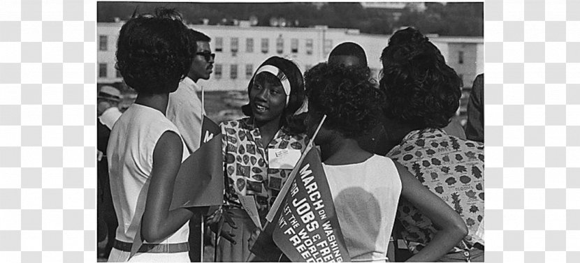 National Mall March On Washington For Jobs And Freedom African-American Civil Rights Movement I Have A Dream Protest - Watercolor - Women Group Transparent PNG