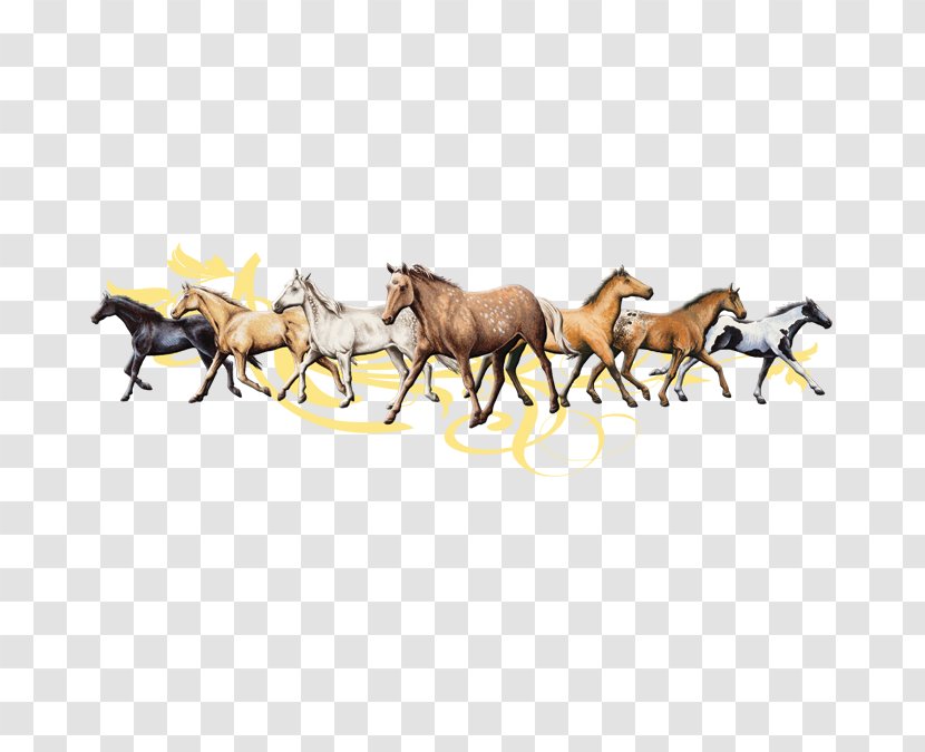 Mustang Deer Chariot Horse Tack Pack Animal - Tribal Transparent PNG