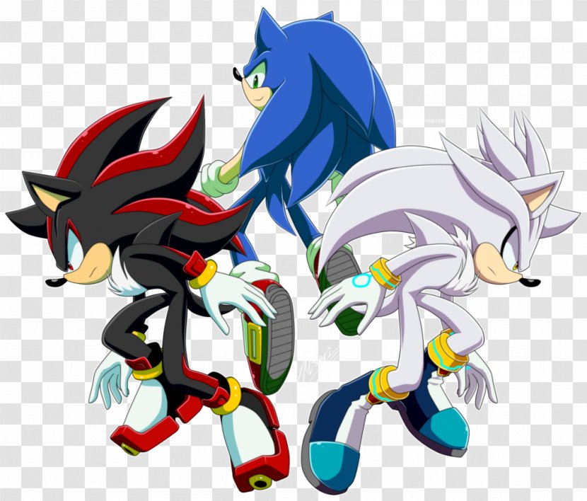 Sonic And The Secret Rings Shadow Hedgehog Amy Rose & Knuckles - Heart Transparent PNG