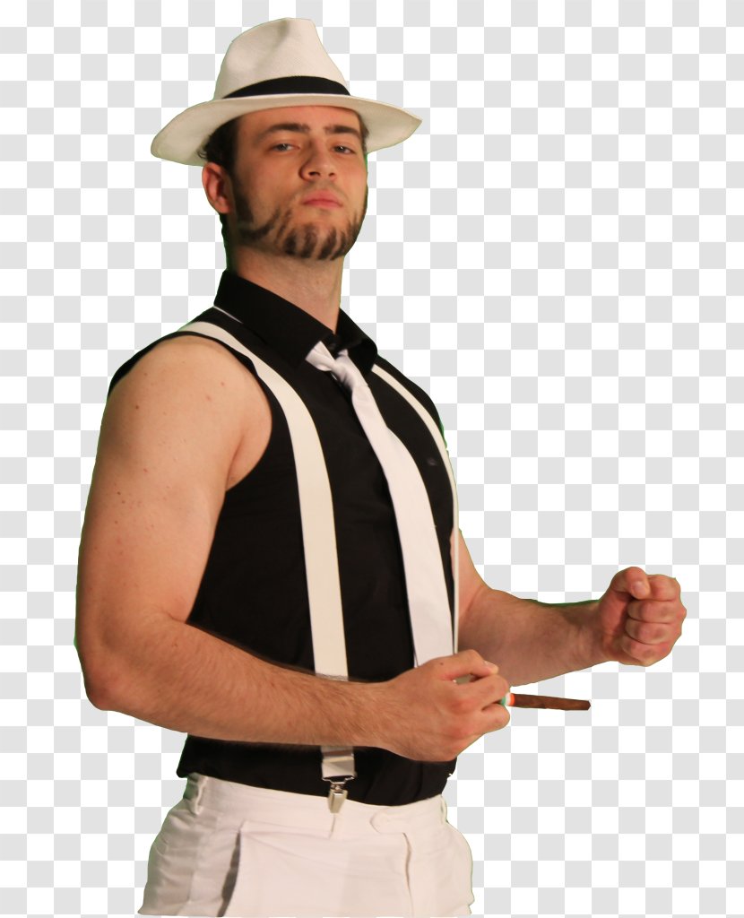 Fedora T-shirt Cowboy Hat Shoulder Sleeve - Muscle Transparent PNG