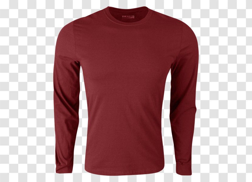 Long-sleeved T-shirt Shoulder Bluza - Red - Long Sleeve T Shirt Transparent PNG