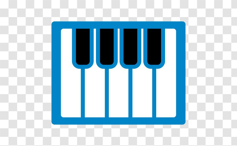 Image Piano Vector Graphics - Electric Blue Transparent PNG