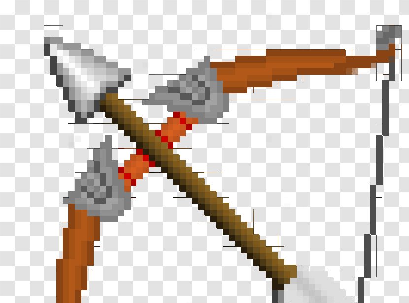 Minecraft Bow And Arrow Firearm Mod - Weapon Transparent PNG