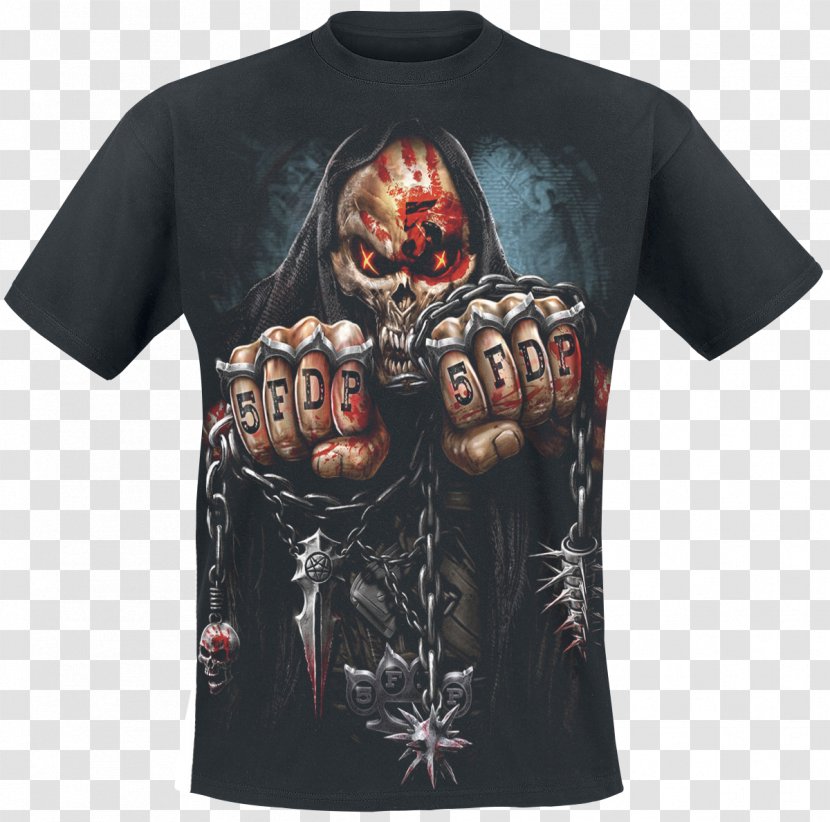 T-shirt Hoodie Five Finger Death Punch Clothing - Shirt Transparent PNG