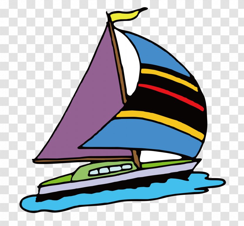 Sailing Ship Cartoon Clip Art Transparent PNG