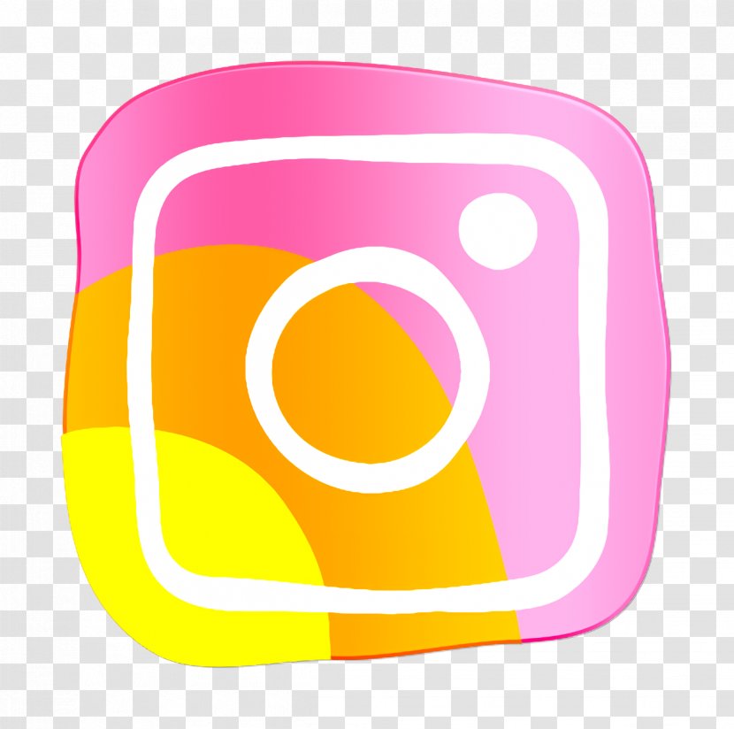 Communication Icon Instagram Media - Yellow - Web Transparent PNG