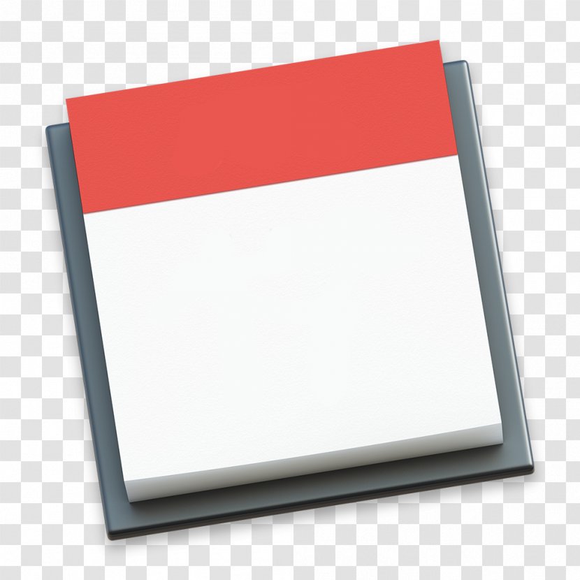 Apple MacOS Calendar - Rectangle Transparent PNG