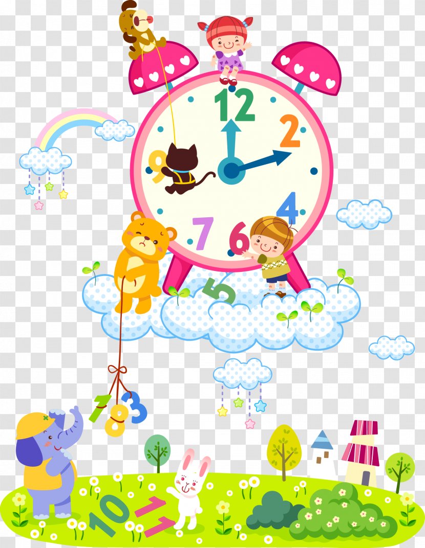 Alarm Clock Smartwatch - Art - Vector Cartoon Transparent PNG