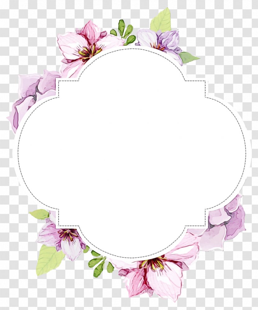 Pink Background Frame - Hair - Picture Petal Transparent PNG