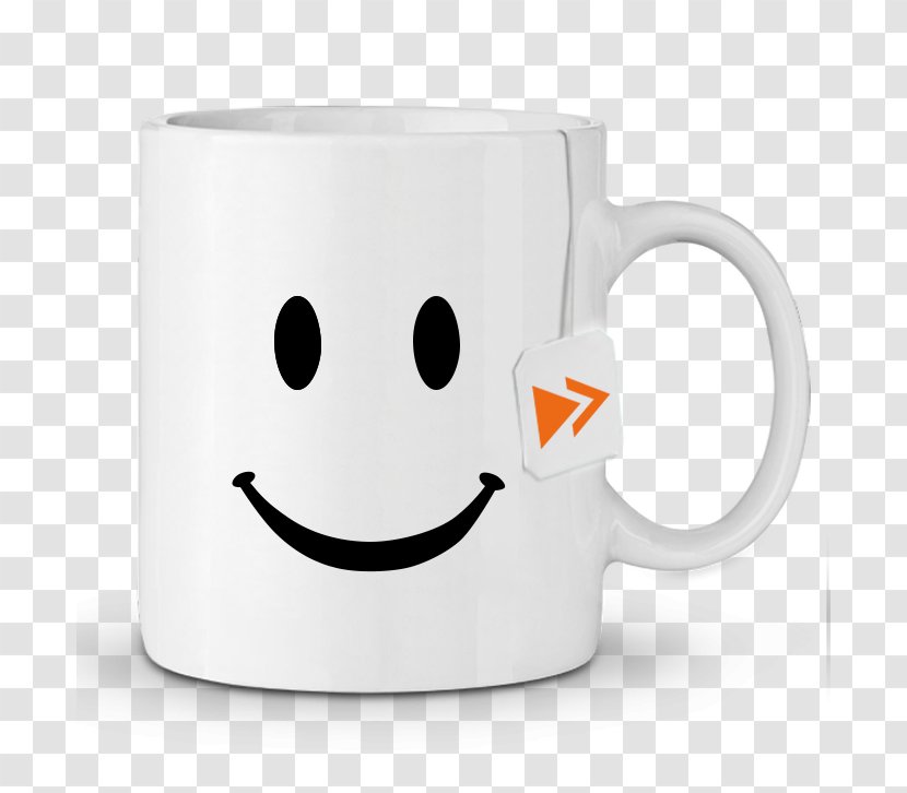 Coffee Cup Mug Ceramic France Embroidery - Smiling Transparent PNG