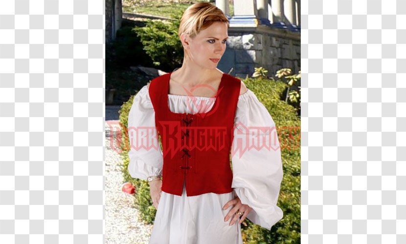 Bodice Cardigan Clothing Blouse Costume - Shoulder - Peasant Transparent PNG