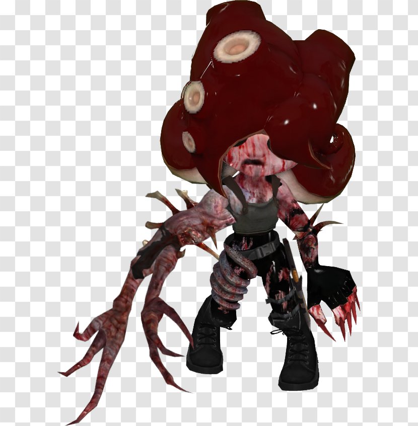 DeviantArt Tyrant Splatoon Resident Evil - Fictional Viruses In The Series - Action Figure Transparent PNG