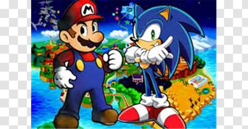 Mario & Sonic At The Olympic Games Rio 2016 Luigi Knuckles Echidna - Cartoon Transparent PNG