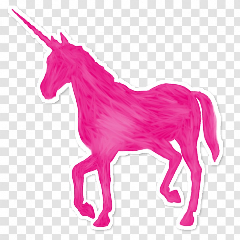 Unicorn Silhouette Royalty-free Clip Art - Horse Like Mammal - Unicornio Transparent PNG