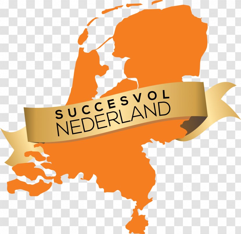 Netherlands Vector Graphics Royalty-free Map Illustration - Orange Transparent PNG