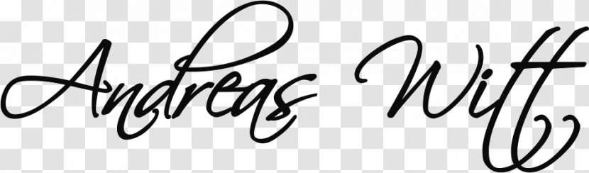 Font Logo Clip Art Text Design - Monochrome - Andreas Iniesta Transparent PNG