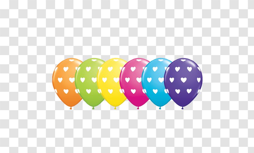 Toy Balloon Party Birthday Polka Dot - Natural Rubber - 50 Balloons Transparent PNG