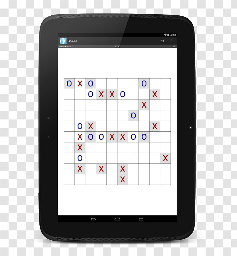 Binoxxo Binary Sudoku Puzzle Binairo Android - Technology Transparent PNG