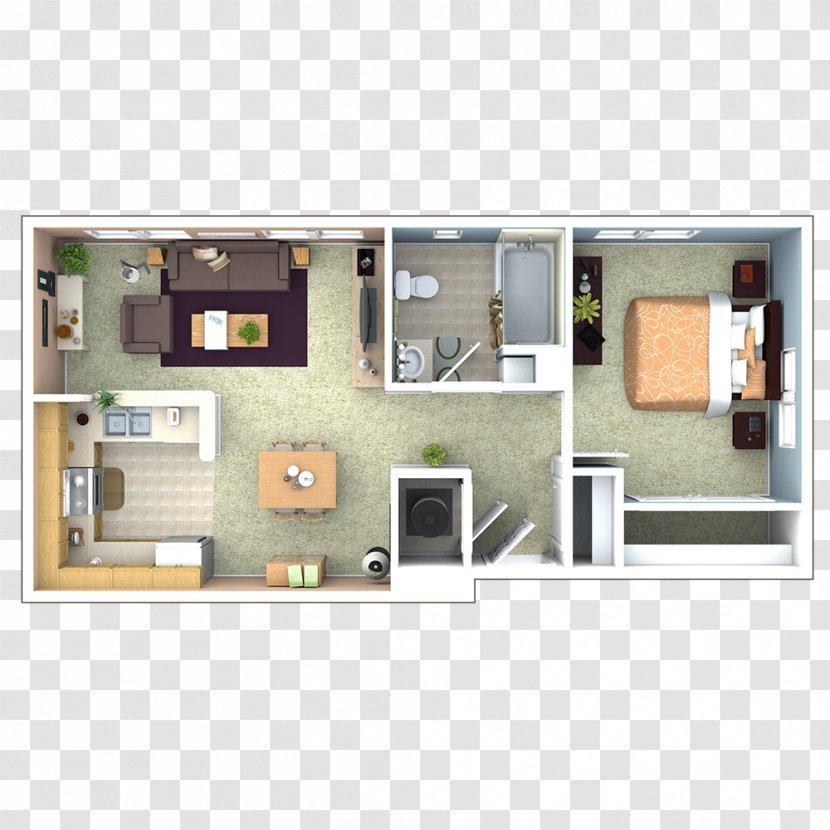 Floor Plan House Apartment - Facade Transparent PNG