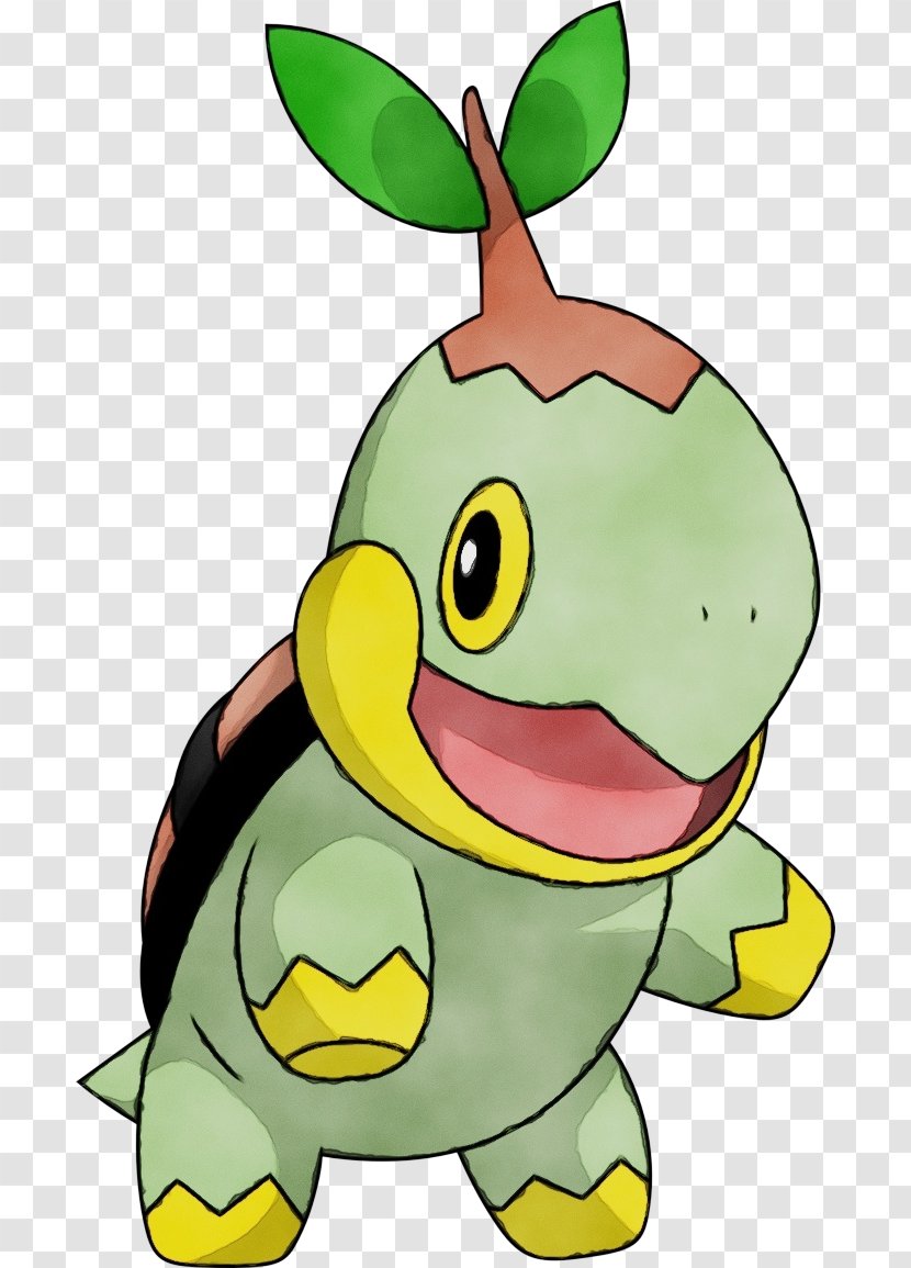 Turtwig Chimchar Piplup Grotle - Deviantart - Yellow Transparent PNG