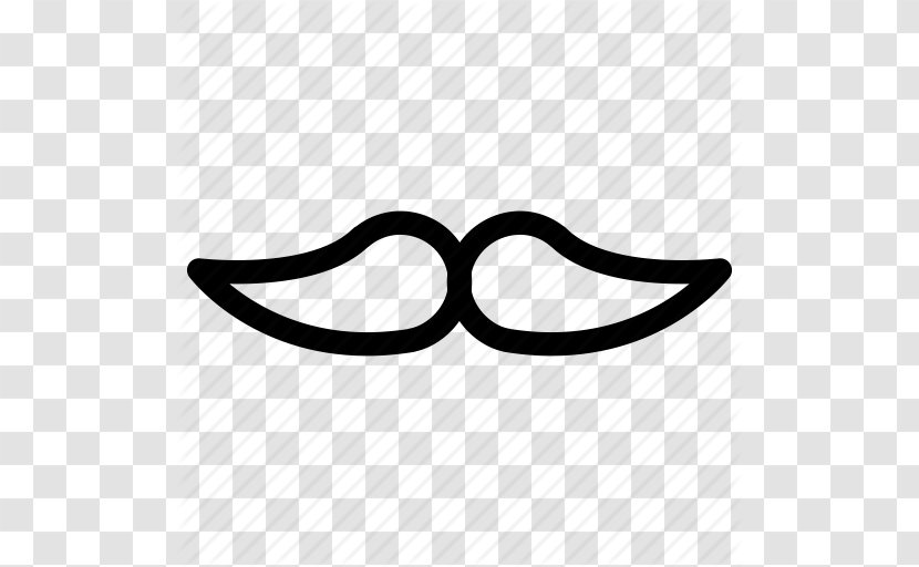 ICO Moustache Icon - Design - Mustache Outline Transparent PNG