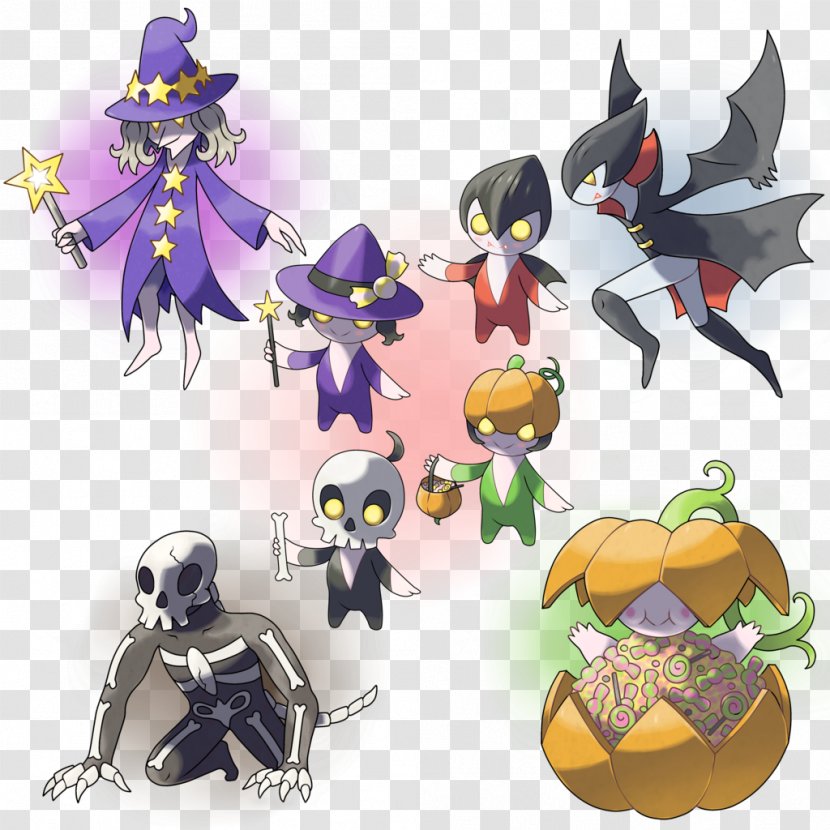 Pokémon Sun And Moon Halloween Hoopa Art - Pok%c3%a9mon - Pokemon Transparent PNG