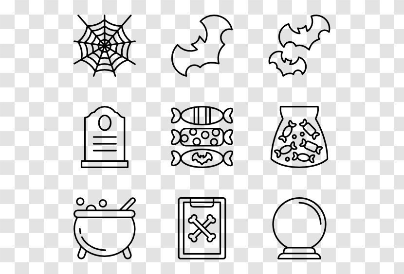 Halloween Vector Material - Number - Text Transparent PNG