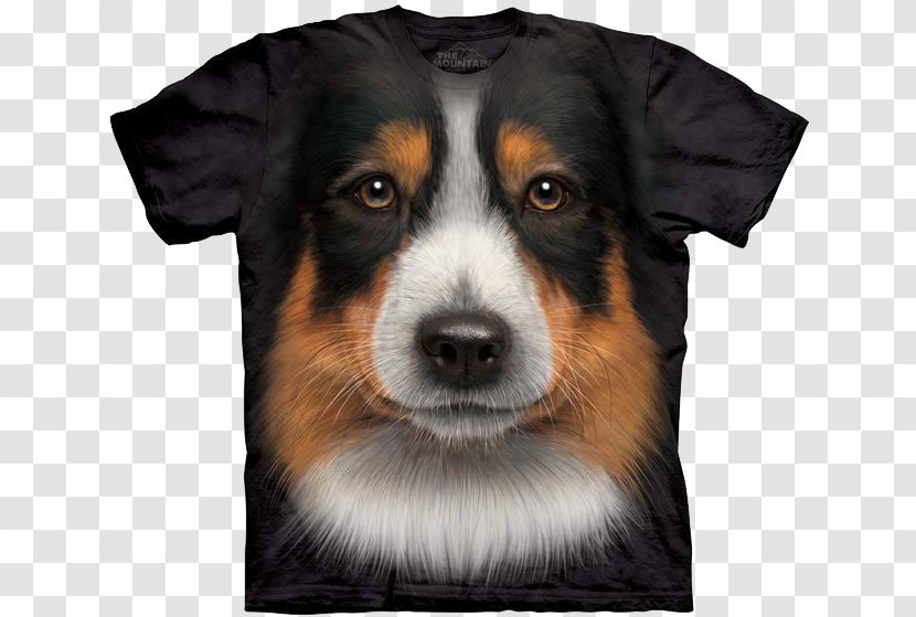 Bernese Mountain Dog Australian Shepherd T-shirt Border Collie - Bichon - Pastor Australiano Transparent PNG