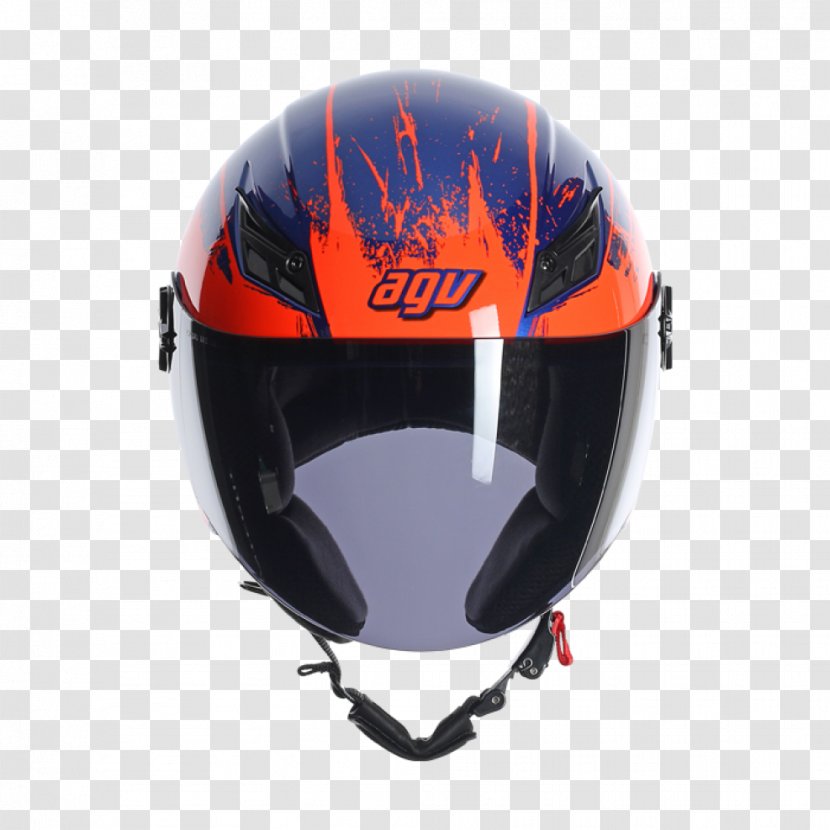 Bicycle Helmets Motorcycle AGV - Orange Transparent PNG