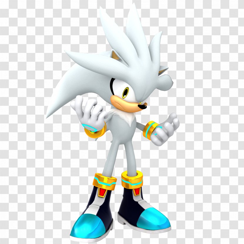 Sonic The Hedgehog Silver Shadow Transparent PNG