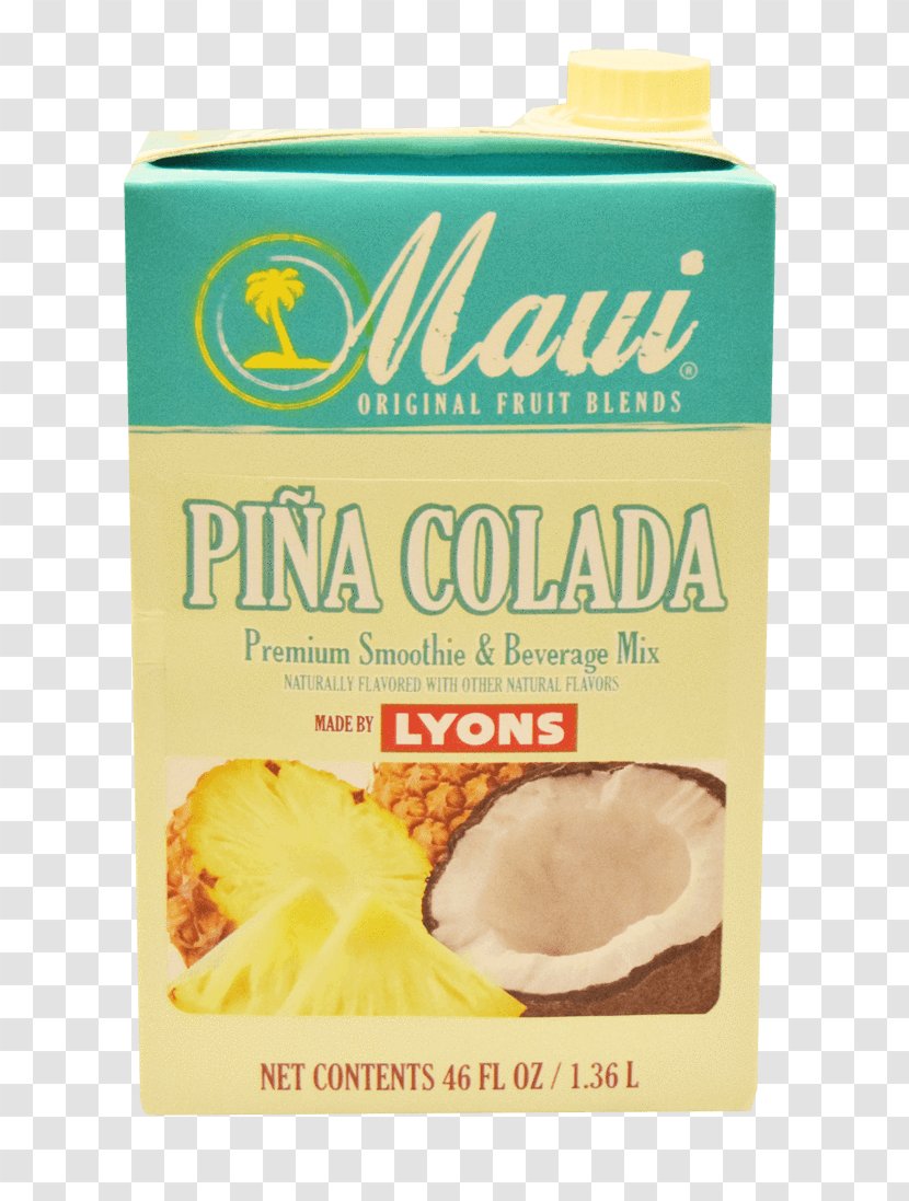 Piña Colada Cream Smoothie Natural Foods - PINA COLADA Transparent PNG