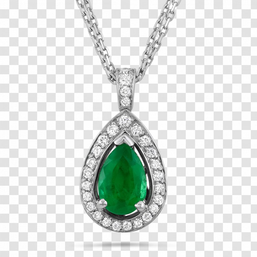 Earring Necklace Diamond Emerald Charms & Pendants - Coster Diamonds - Earrings Transparent PNG