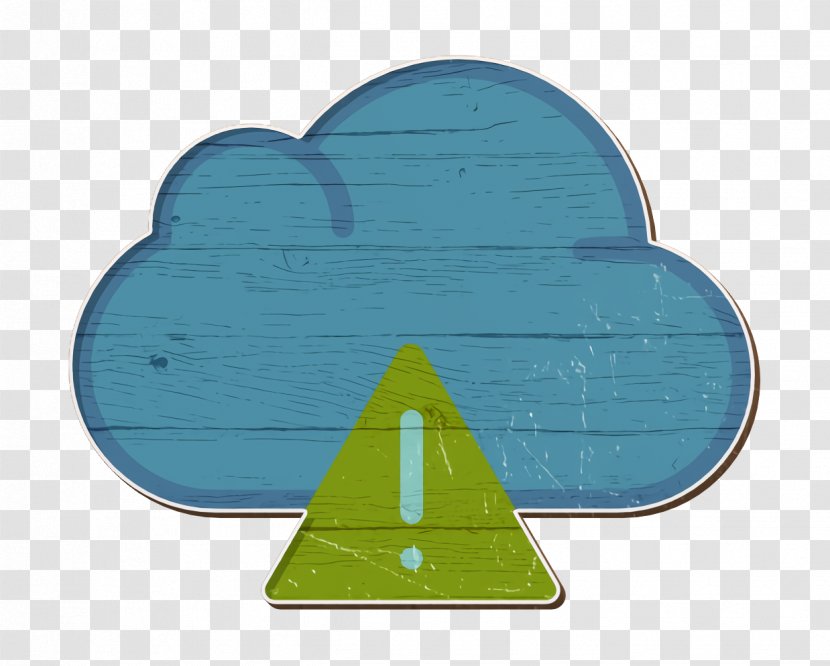 Cloud Computing Icon Interaction Assets Data - Turquoise - Green Transparent PNG