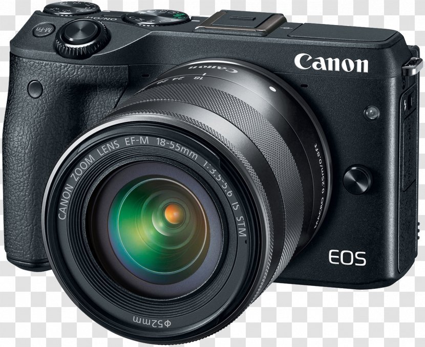 Canon EOS M3 Mirrorless Interchangeable-lens Camera APS-C - Eos - Photo Cameras Transparent PNG