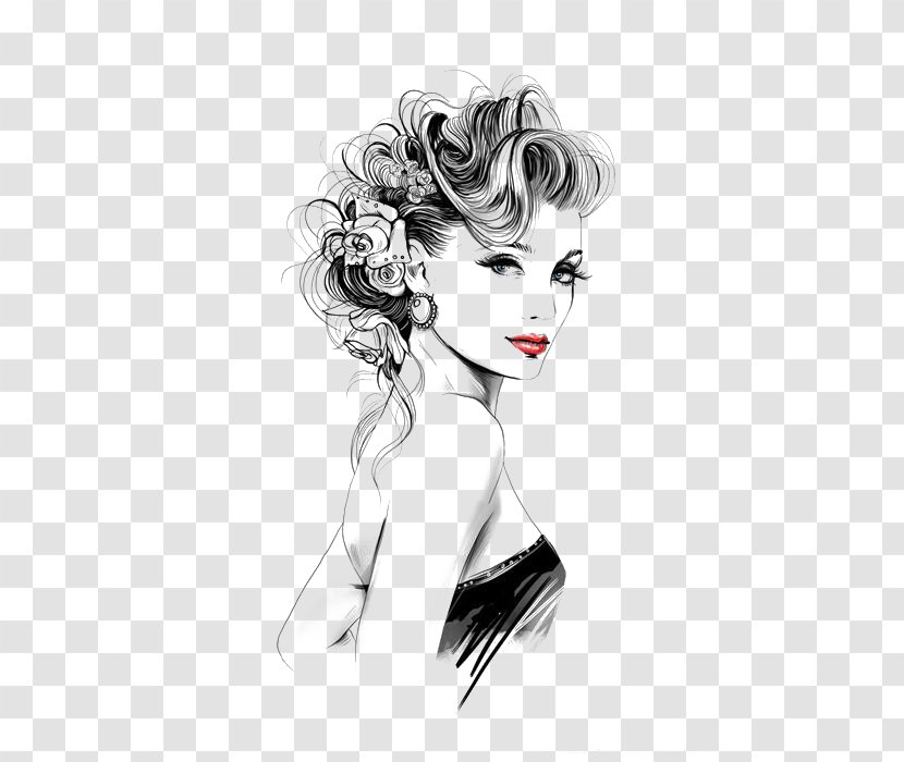 Wedding Invitation Ansichtkaart Greeting Card Name Day Birthday - Cartoon - Fashion Elegant Woman Transparent PNG