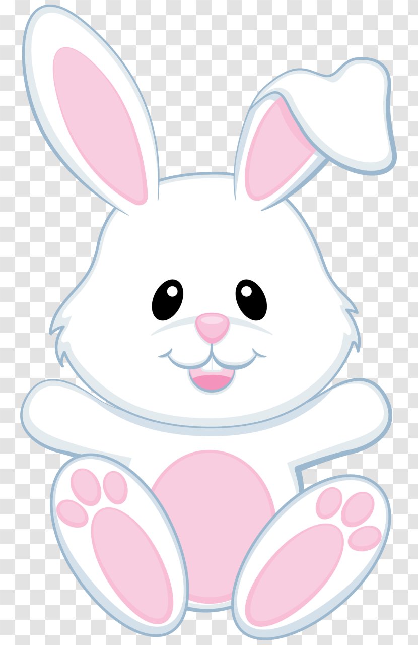 Easter Bunny Rabbit Egg Clip Art - Cricut - Tablecloth Clipart Transparent PNG