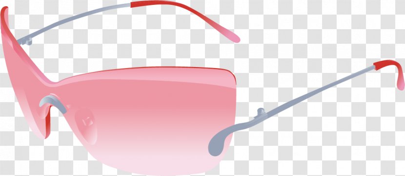 Goggles Sunglasses Gratis - Eyewear - Red Image Transparent PNG