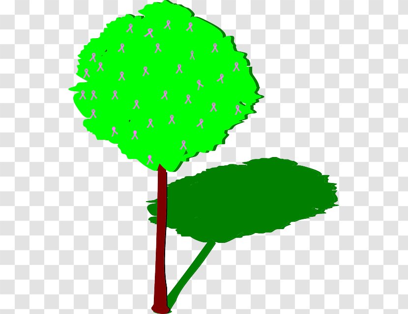 Drawing Clip Art - Flowering Plant - Tree With Shadow Transparent PNG