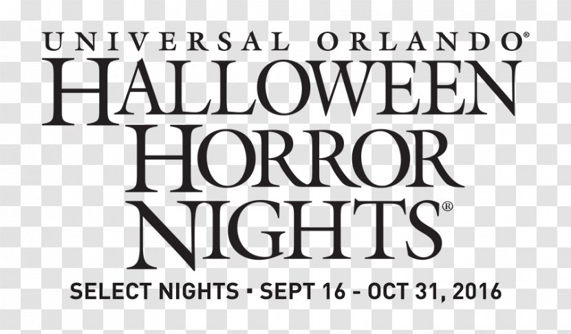 Paper Logo Brand Font Halloween Horror Nights - Area - Best Scary Clown Movies Transparent PNG
