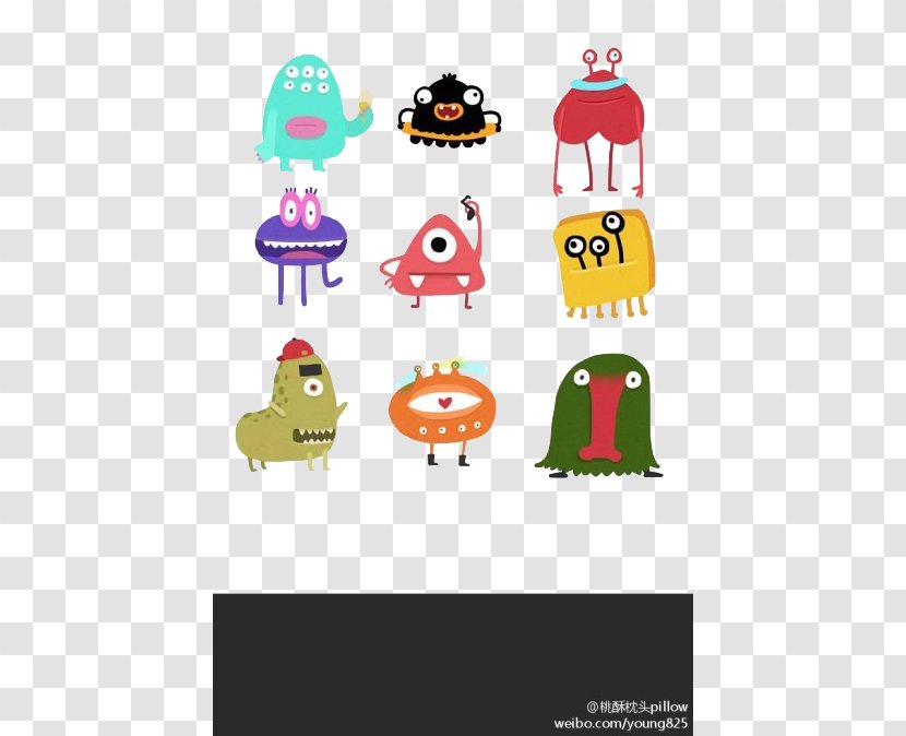 Monster Illustration - Cartoon Transparent PNG