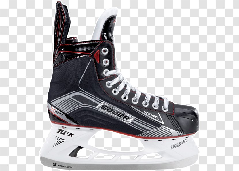 Ice Skates Bauer Hockey Equipment Skating - Watercolor - Vapor Transparent PNG